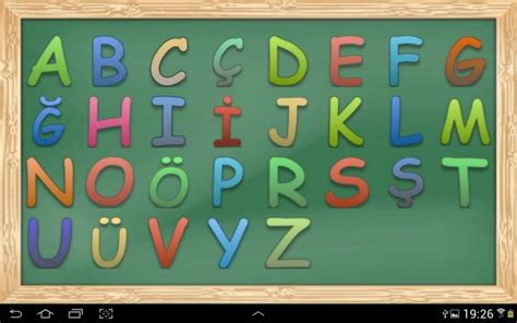 alfabe öğrenme sırası
